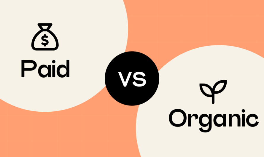 What is Organic and  paid marketing?